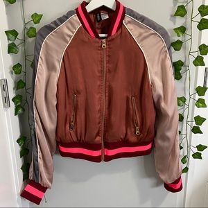 Cropped Bomber Jacket